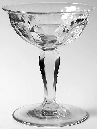Colonial Clear (Stem 359, Optic) Champagne/Tall Sherbet