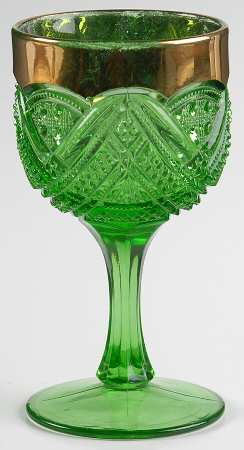 Fancy Loop Emerald Gold by Heisey