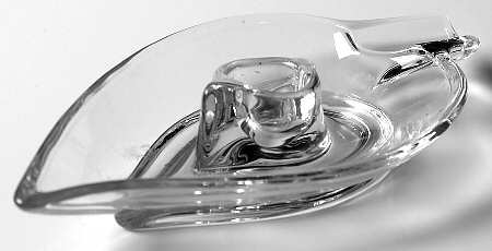 Leaf Clear (Candlestick) by Heisey