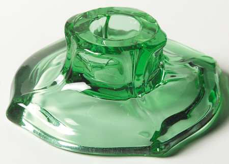 Little Squatter Green 1" Single Light Candlestick
