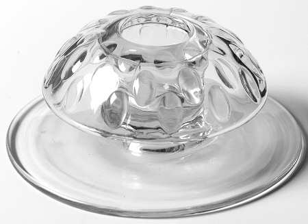 Raindrop Clear (Line 1205) Single Light Candlestick