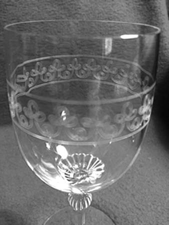 Trefoil (Stem #3357) Water Goblet