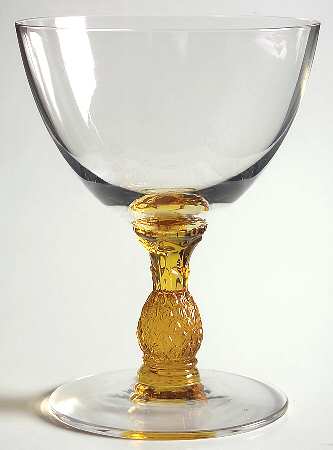 HEI6 Amber Stem by Heisey
