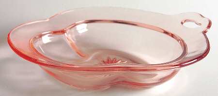 Inside Scallop Flamingo (Pink) by Heisey