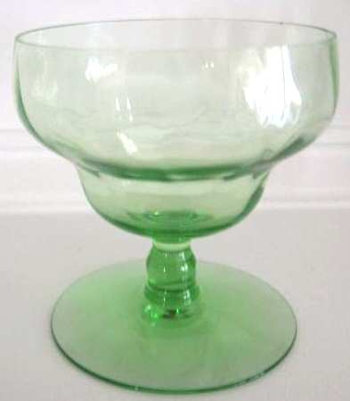 Adam Green (Stem 3376, No Etch) Low Sherbet