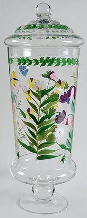 Botanical Large Urn & Lid