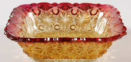 Daisy and Button Amberina by Hobbs Brockunier