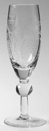 Vine Fluted Champagne by Home James Glass