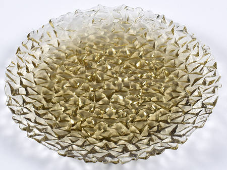 Crunkle 8" Salad Plate by Hudson Beach Glass