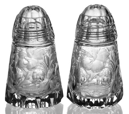 Krall Cut #1 Shaker Set with Glass Lids