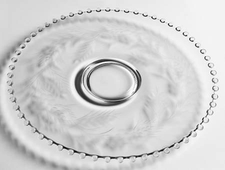 3400-2 13" Torte Plate by Imperial Glass-Ohio
