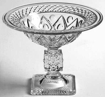 Cape Cod Clear (1602 + 160) Footed Compote