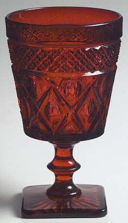 Cape Cod Red (1602 + 160) Water Goblet
