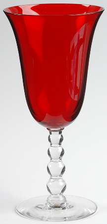 Candlewick Red (Stem 3400) by Imperial Glass-Ohio
