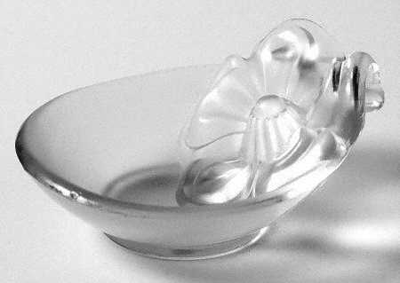Cathay Clear Frosted Plum Blossom Ashtray
