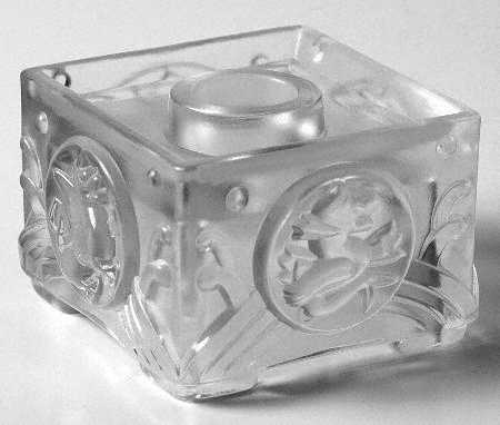 Cathay Clear Frosted Shen Candleholder