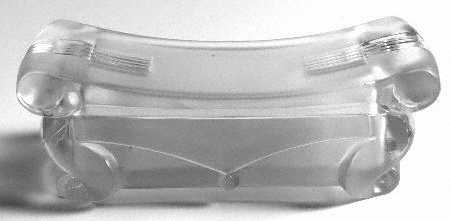 Cathay Clear Frosted Pillow Cigarette Box with Lid