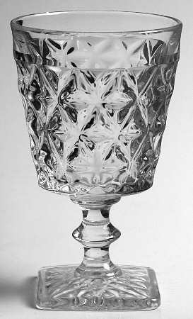 Mt. Vernon Clear (Crisscross Diamonds) by Imperial Glass-Ohio
