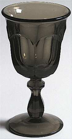 Old Williamsburg Brown Water Goblet by Imperial Glass-Ohio