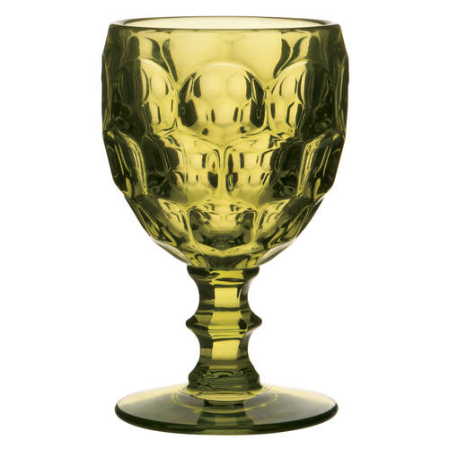 Provincial Green Water Goblet