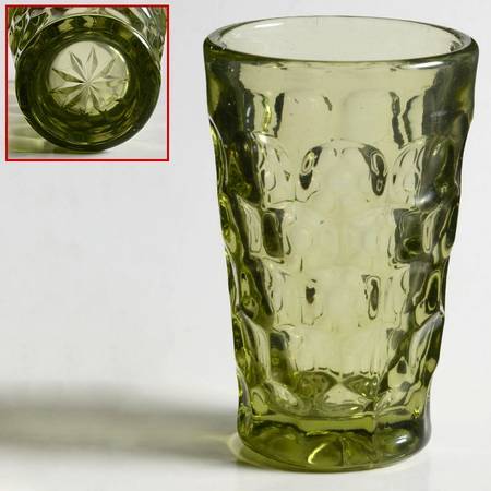 Provincial Green Flat Juice Glass