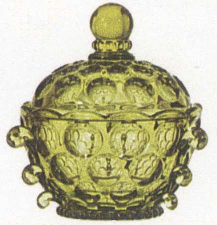 Provincial Green Candy Box & Lid