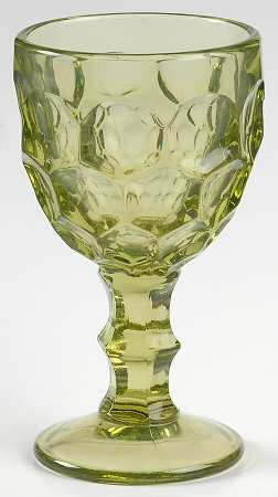 Provincial Green Wine Glass