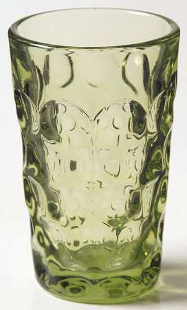 Provincial Green Flat Juice Glass