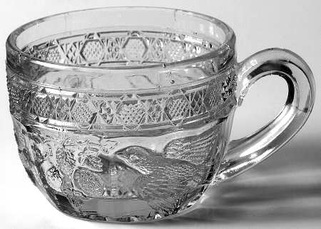 Bird and Strawberries Punch Cup