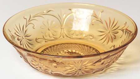 Daisy Amber Cereal Bowl