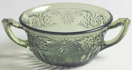 Daisy Green (Avocado) Cream Soup Bowl