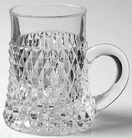 Diamond Point Clear Mug
