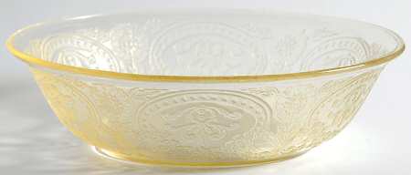 Horseshoe Yellow Cereal Bowl