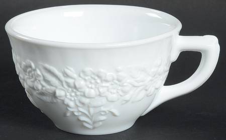 Orange Blossom IWhite) by Indiana Glass
