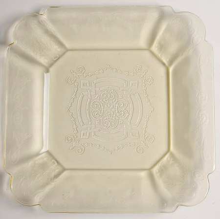Lorain Yellow Luncheon Plate