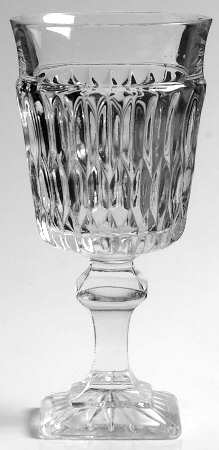 Mt. Vernon Clear Wine Glass