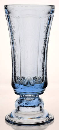 Recollection Blue 8" 1 Piece Open Hurricane/Vase