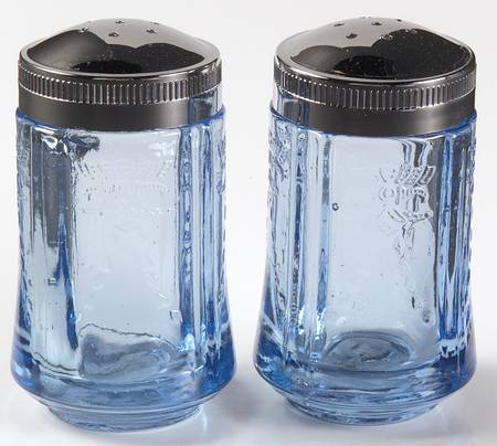 Recollection Blue Shaker Set & Plastic Lids