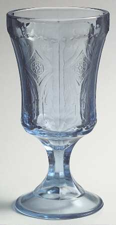 Recollection Blue Water Goblet
