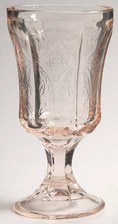 Recollection Pink Water Goblet