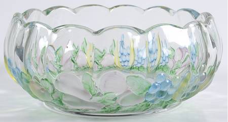 Garland Flashed Blue Grapes 6" Round Bowl