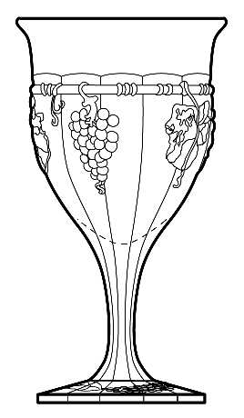Late Panelled Grape Clear