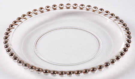 Candlewick Gold Beads by Imperial Glass-Ohio