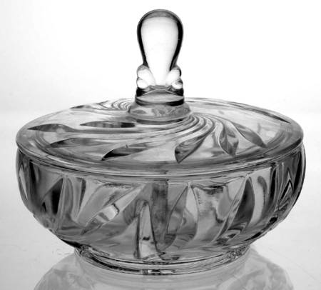 Willow Clear 3-Part Candy Box with Lid