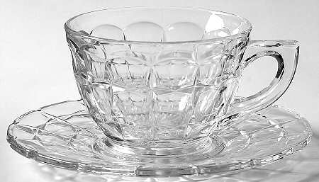 Constellation Grape Frosted Cup & Saucer Set