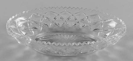 Diamond Block Clear Pickle Dish