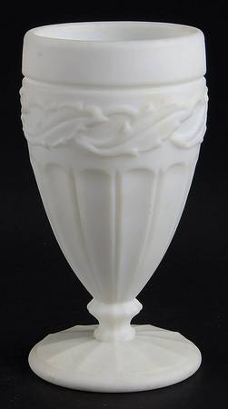 Star Holly Milkglass (Closed Leaves) by Imperial Glass-Ohio