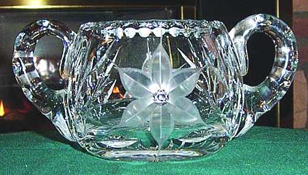 Diamond Poinsettia Mini Open Sugar