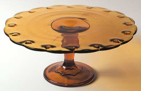 Teardrop Amber by Indiana Glass