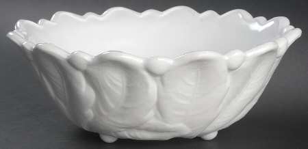 Wild Rose Milk Glass